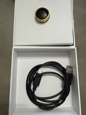 Oura Polished Gold Band Ring